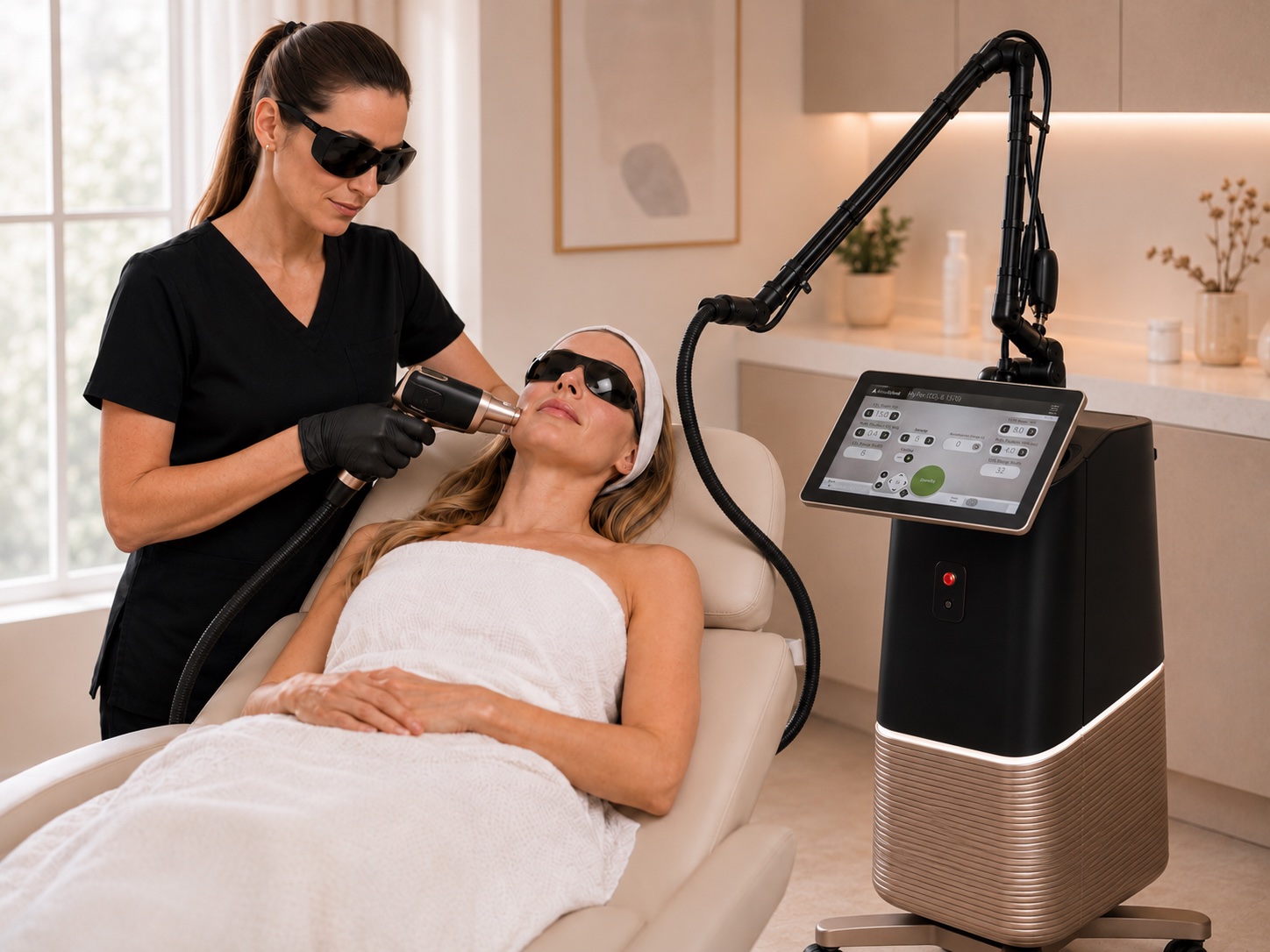 Alma Hybrid laser treatment at L.I.V.E. Wellness Medspa Rocklin CA